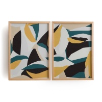 Комплект из двух постеров в Рамке Flume единый размер разноцветный AM.PM  фото, kupilegko.ru